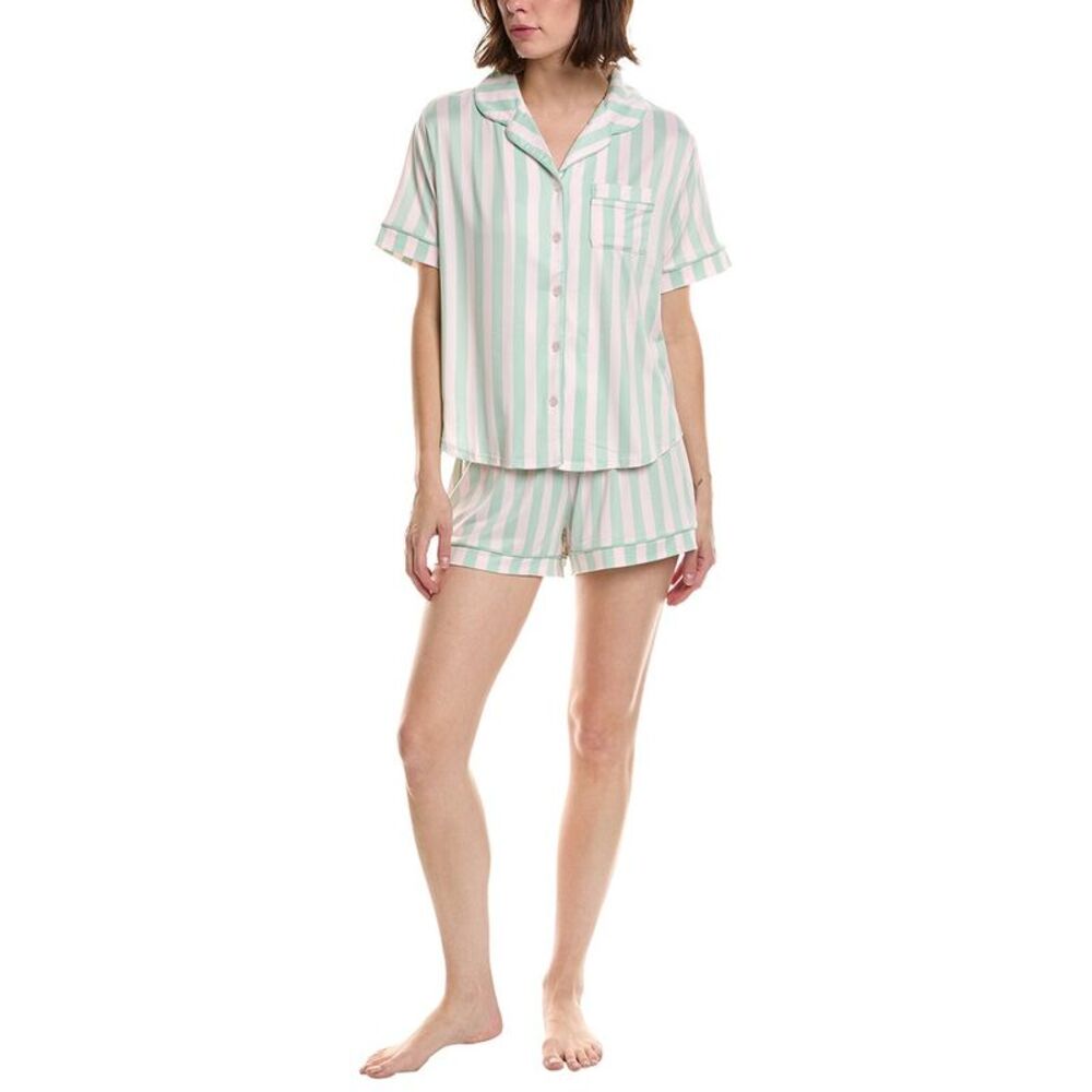 Flora By Flora Nikrooz Womens  2Pc Printed Sleep Set